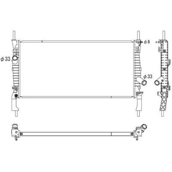 Diederichs Radiateur DCM2092