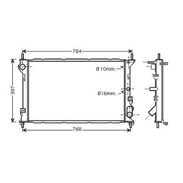 Diederichs Radiateur DCM2094