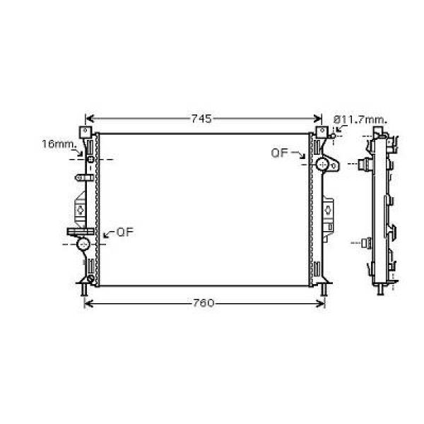 Diederichs Radiateur DCM2096