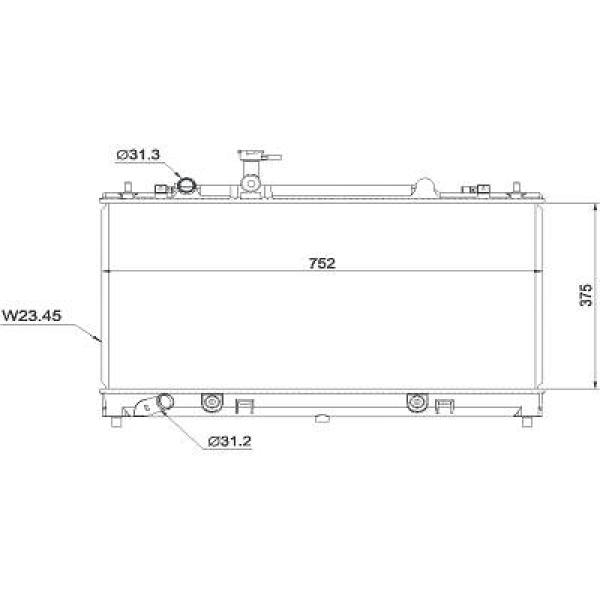 Diederichs Radiateur DCM2252