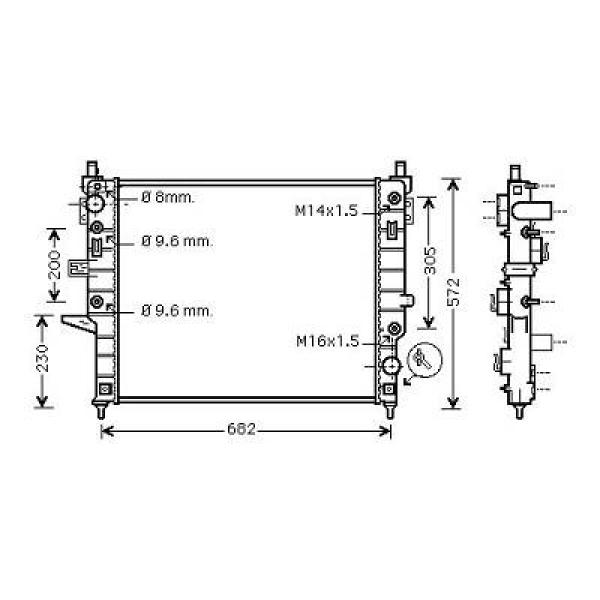 Diederichs Radiateur DCM2382