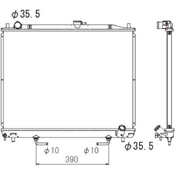 Diederichs Radiateur DCM2502