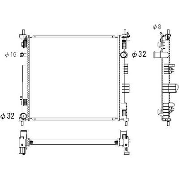 Diederichs Radiateur DCM2546