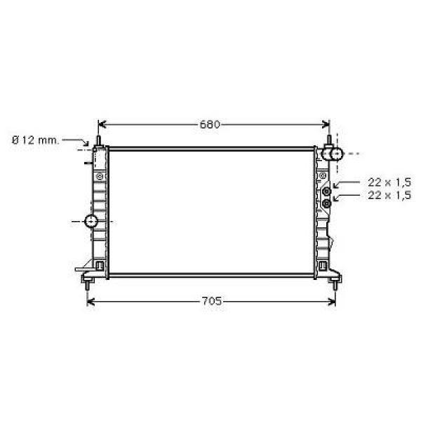Diederichs Radiateur DCM2617