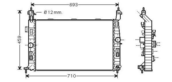 Diederichs Radiateur DCM2655