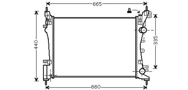 Diederichs Radiateur DCM2671