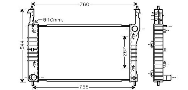 Diederichs Radiateur DCM2675