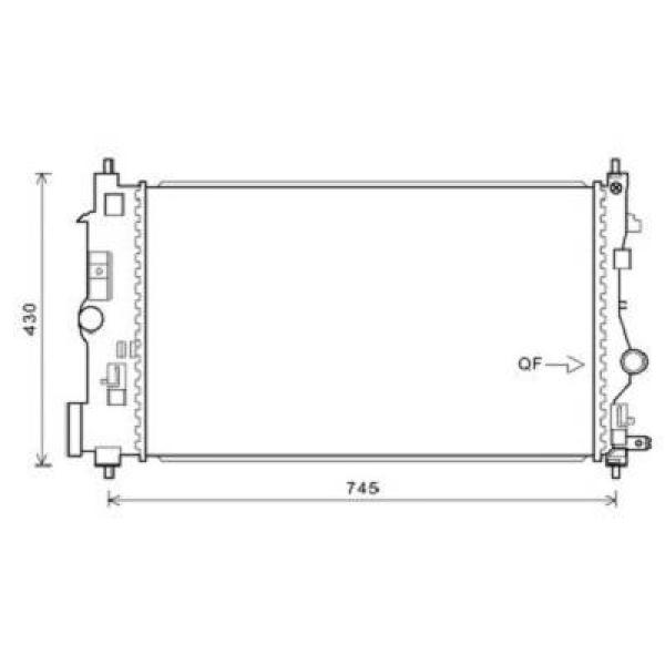 Diederichs Radiateur DCM2698