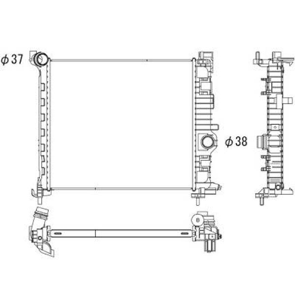 Diederichs Radiateur DCM2706