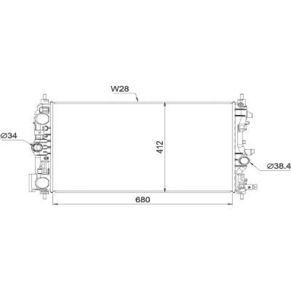 Diederichs Radiateur DCM2714