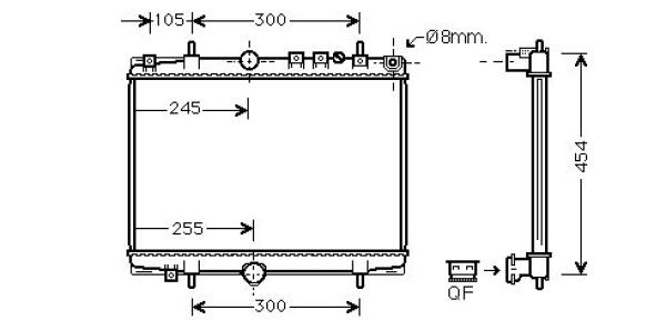 Diederichs Radiateur DCM2780