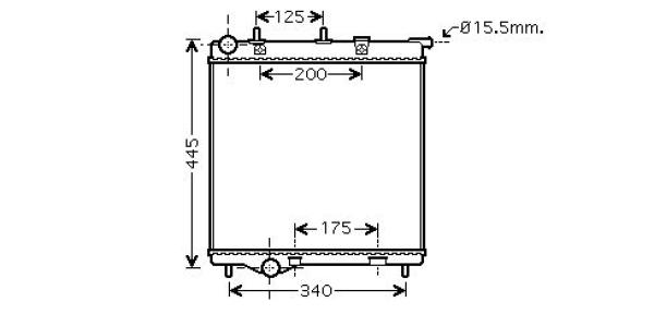 Diederichs Radiateur DCM2803