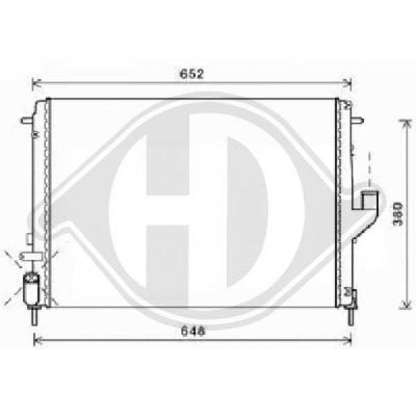 Diederichs Radiateur DCM2963
