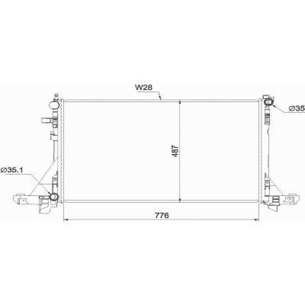 Diederichs Radiateur DCM2967