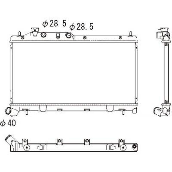 Diederichs Radiateur DCM3053