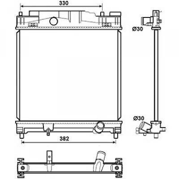 Diederichs Radiateur DCM3329