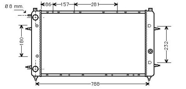 Diederichs Radiateur DCM3410