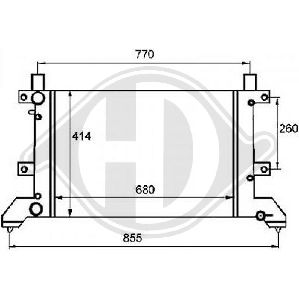 Diederichs Radiateur DCM3427