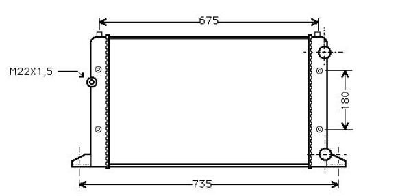 Diederichs Radiateur DCM3429