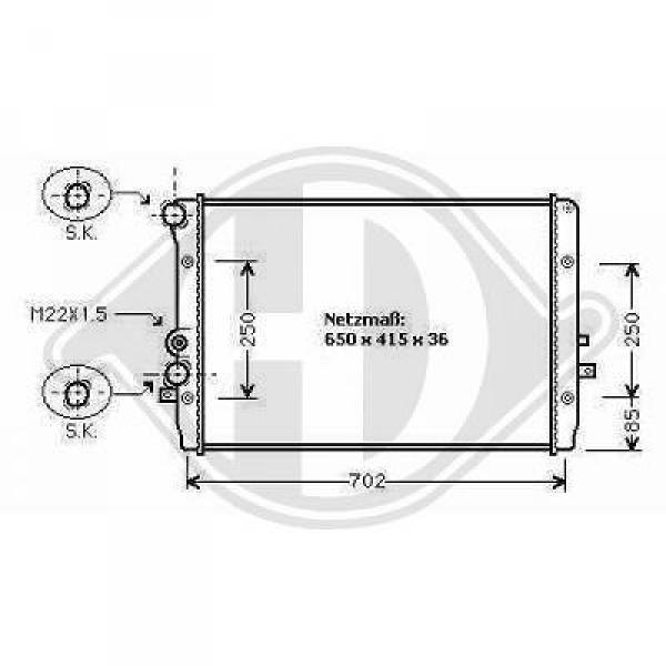 Diederichs Radiateur DCM3437