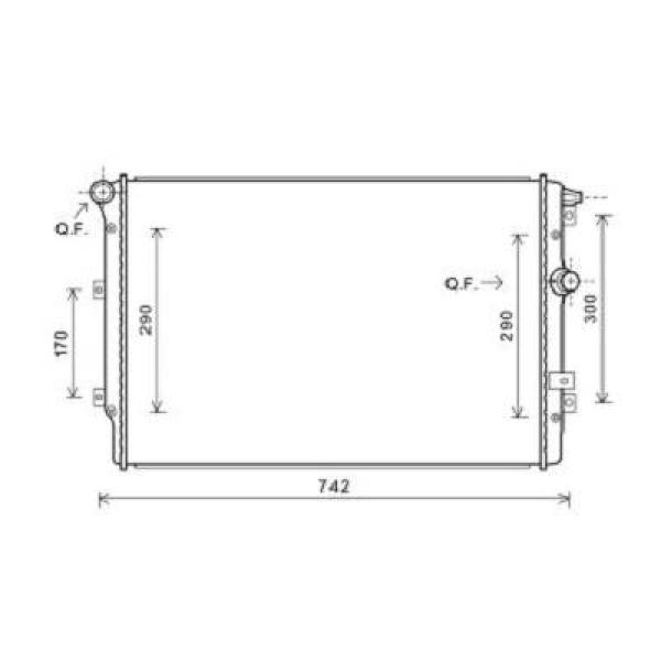 Diederichs Radiateur DCM3468