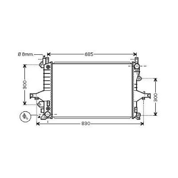 Diederichs Radiateur DCM3506