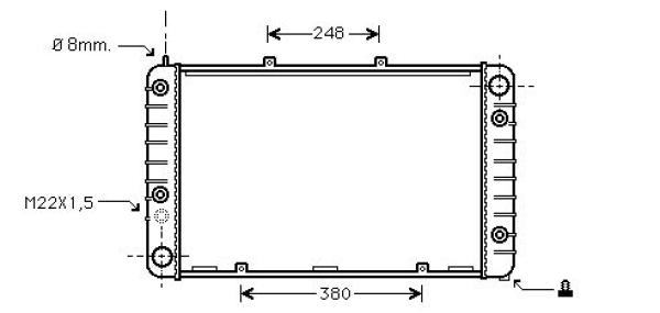 Diederichs Radiateur DCM3546