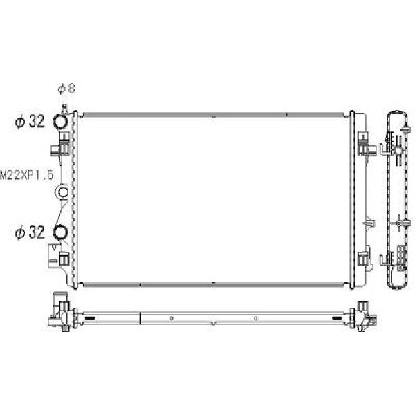 Diederichs Radiateur DCM3569