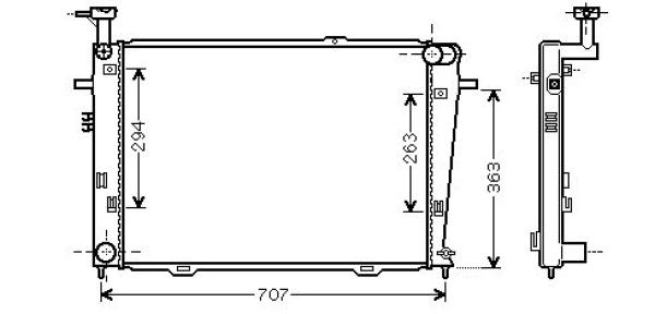 Diederichs Radiateur DCM3708