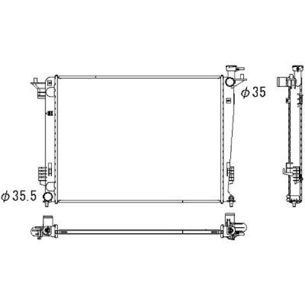 Diederichs Radiateur DCM3817