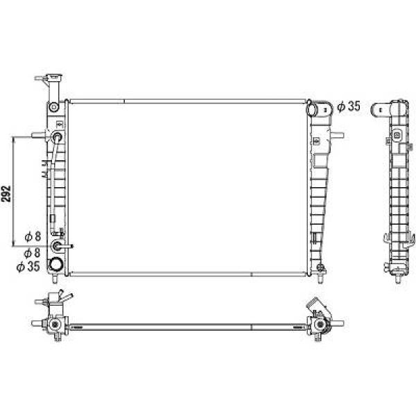 Diederichs Radiateur DCM3819
