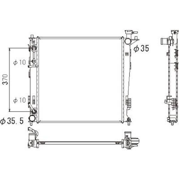 Diederichs Radiateur DCM3825