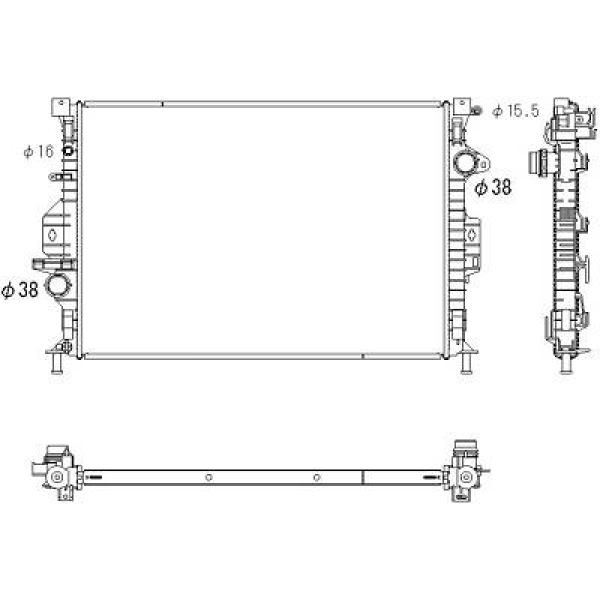 Diederichs Radiateur DCM3855