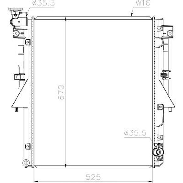 Diederichs Radiateur DCM3897