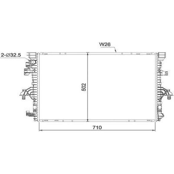 Diederichs Radiateur DCM3905