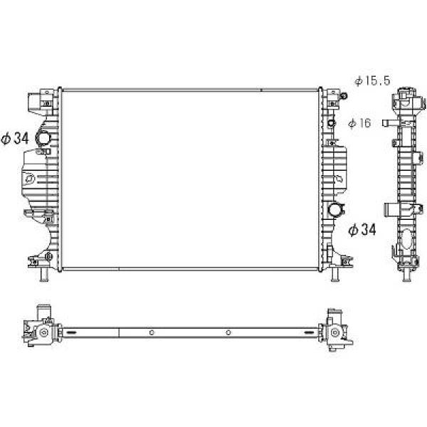 Diederichs Radiateur DCM3943