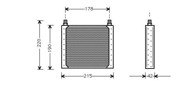 Diederichs Oliekoeler motorolie DCO1059