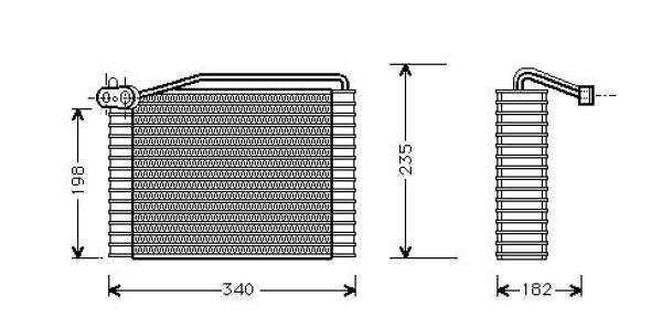 Diederichs Airco verdamper DCV1004