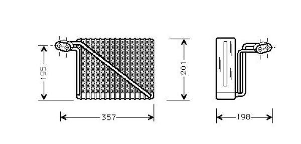 Diederichs Airco verdamper DCV1007