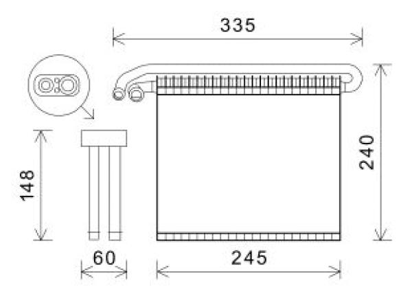 Diederichs Airco verdamper DCV1054