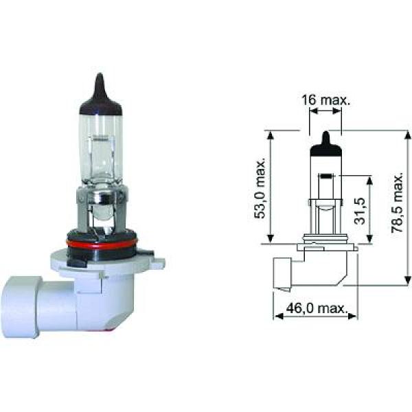 Diederichs Gloeilamp, mistlamp LID10041