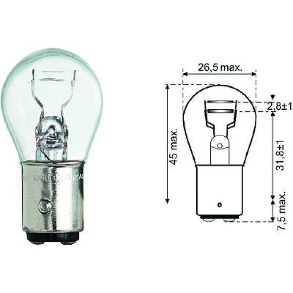 Diederichs Gloeilamp, knipper-/breedtelicht LID10056