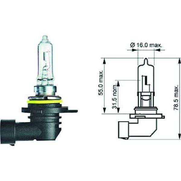 Diederichs Gloeilamp, verstraler LID10080