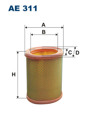 Filtron Luchtfilter AE 311