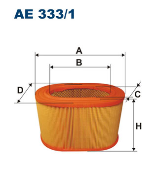 Filtron Luchtfilter AE 333/1