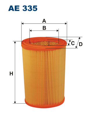 Filtron Luchtfilter AE 335