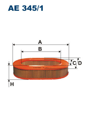 Filtron Luchtfilter AE 345/1