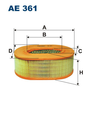 Filtron Luchtfilter AE 361