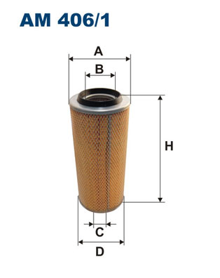 Filtron Luchtfilter AM 406/1