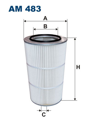Filtron Luchtfilter AM 483